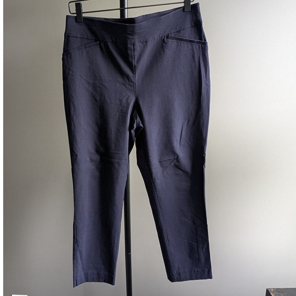 Talbots Navy Blue Straight Leg Dress Pants Size 10